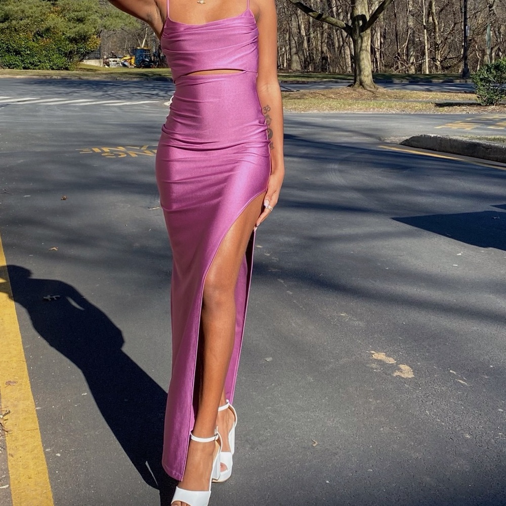 Purple Windsor Maxi Dress